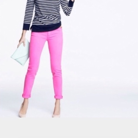 J. Crew Denim - J. Crew hot pink toothpick stretch jeans J. Crew Denim - J. Crew hot pink toothpick stretch jeans